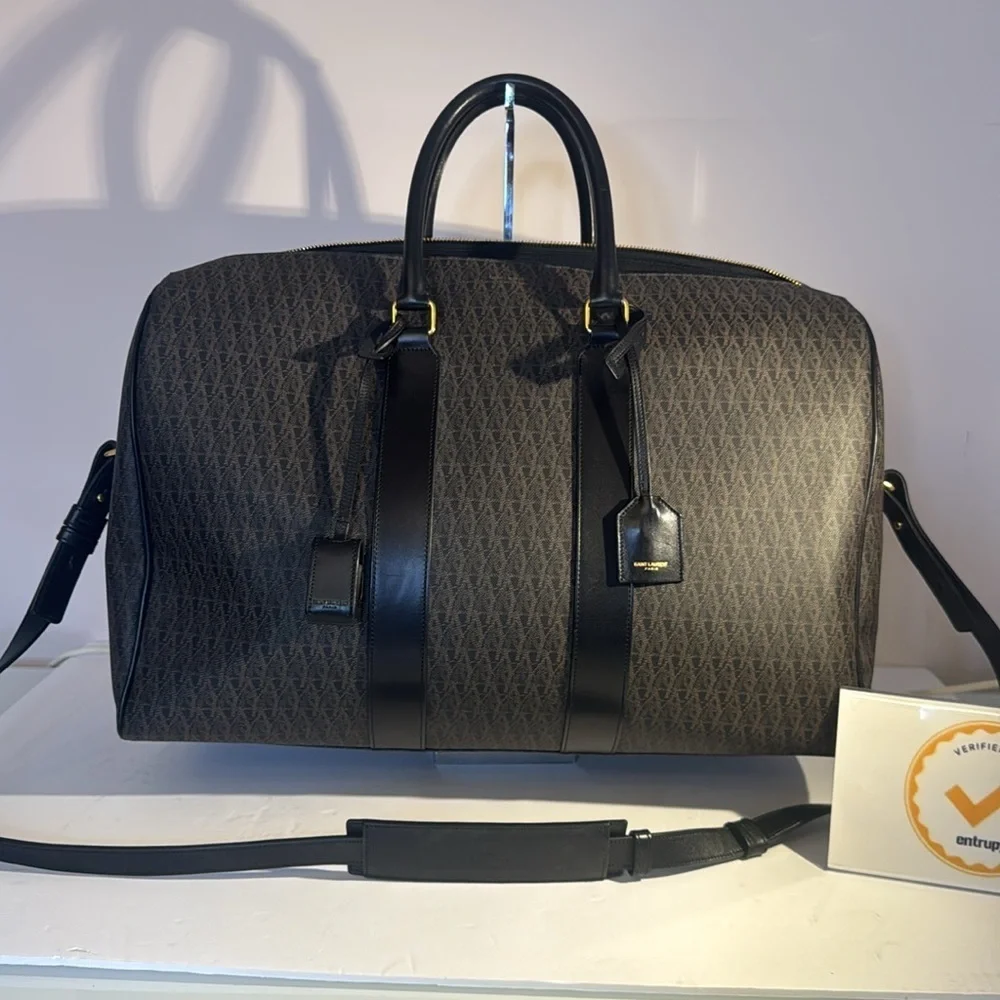 Saint Laurent Monogram 24H Duffle Bag Authentic Like New